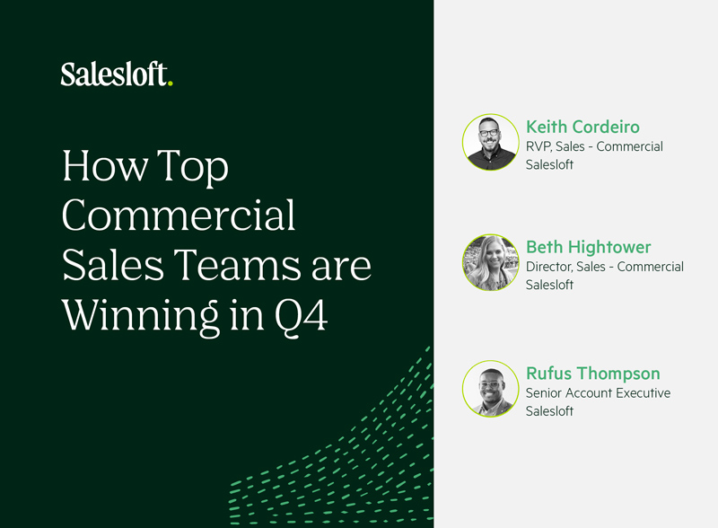 Dominating Q4: Tactics from top performing commercial sales teams